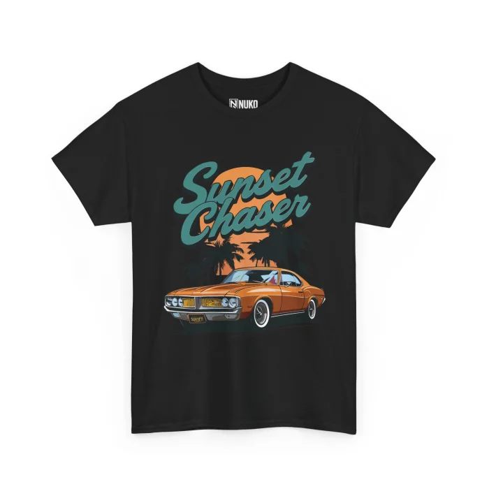 T-shirt z nadrukiem Sunset Chaser